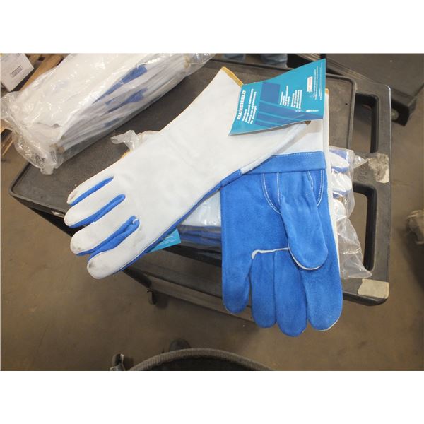 5 Paris Of Blue Shield Welding Gloves
