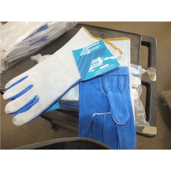 5 Paris Of Blue Shield Welding Gloves