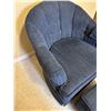 Image 2 : Upholstered Chair with Ottoman