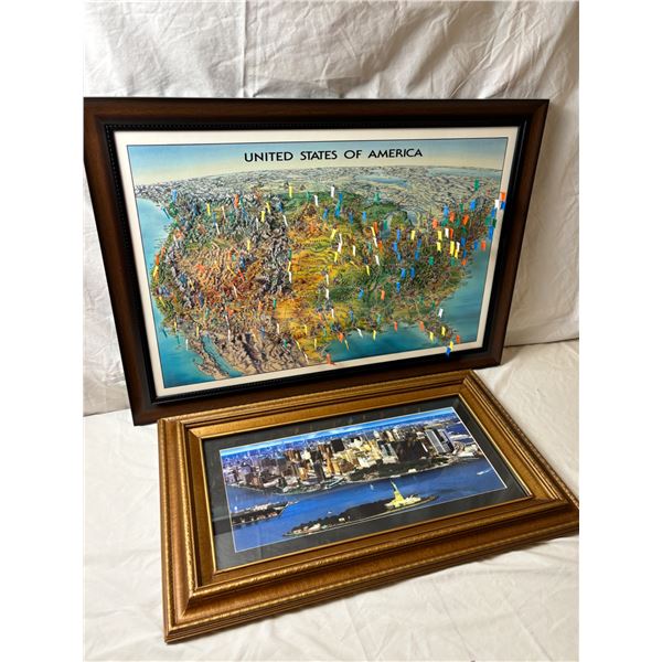 Framed American Prints