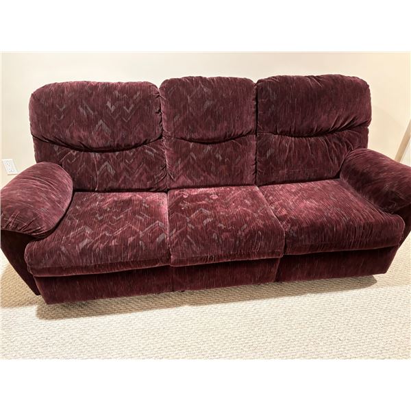 Upholstered Reclining Couch