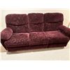 Image 1 : Upholstered Reclining Couch