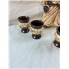 Image 2 : Ceramic Decanter and Glass Set