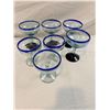 Image 1 : Blue Rimmed Stemware