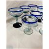 Image 2 : Blue Rimmed Stemware