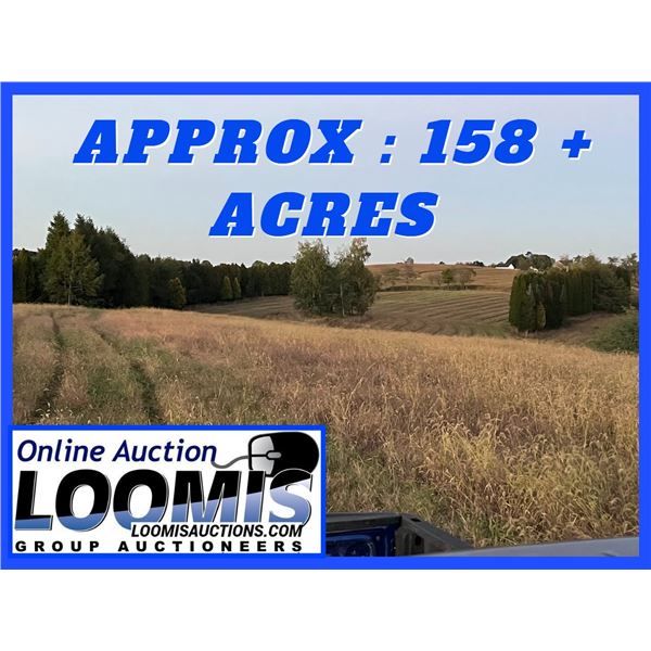BID HERE :HARMONY /PALLACK FARM : 159 ACRES LOT 3H