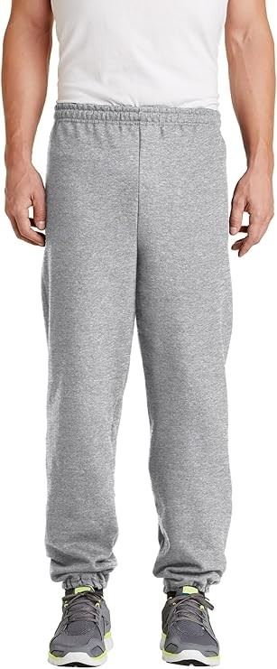Gildan Men's Fleece Sweatpants - Heavy Blend Elastic Waist, Tapered Leg (Style G18200)