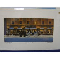 Lot of 6 pcs shrink-wrapped art - '84, '83 Jon Van Zyle Iditarod, Vanessa Summers Iditarod Map, "Art