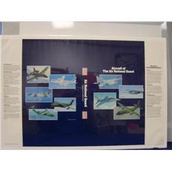 Lot of 9 pcs shrink-wrapped art: Mark Air, Era Air, etc. signed and numbered print, "High Adventure,