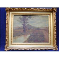 Oil on Canvas Schmiod, framed 14.25 x 18.25, frame has 3 small chips in right corner (253)