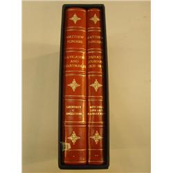 Pr leather bound books by Matthew Flinders, navigator and chart maker, compiled by Jeffrey C Ingleto
