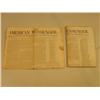 Image 1 : Lot of 4 newspapers "American Messenger" 1861; "published monthly by Am track society in NY" (3)