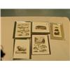 Image 1 : lot of 5 early pictures of fish, walruses, seals, manna rays and sharks (3)