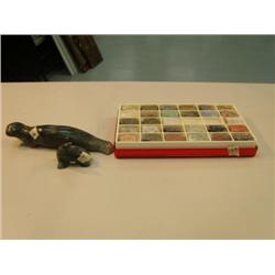 9" soapstone seal walrus 2.5" early rock collection on (3)