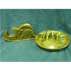 Set of opium scales with elephant weights, very rare (253)