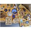 Image 10 : Huge collection of buttons: Fur Rondy, Airplane, Coastguard, all Alaskan memorabilia, hundreds (253)