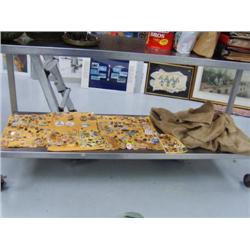 Huge collection of buttons: Fur Rondy, Airplane, Coastguard, all Alaskan memorabilia, hundreds (253)