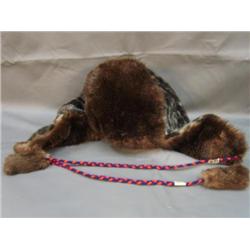 Seal skin and sea otter hat (110)