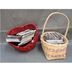 Lot of CD's: Classical, modern, pop, rock, etc.  Two huge baskets (225)