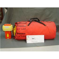 Inflatable life raft and a guest search and rescue pod (241)