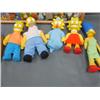 Image 4 : framed Simpson puzzle and Simpson dolls, collector's whale plate (110)