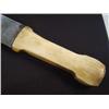 Image 2 : very old bone handled knife 18" long, blade has designs (3)