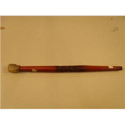 Ancient pipe 17.5" long, jade (3)