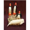 Image 1 : 4" ivory bird rookery with beluga whale by Mark Seeganna (2)