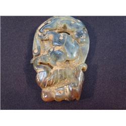 CHOICE ON 3: Ancient 3.5" carving, jade