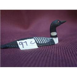 CHOICE ON 3: 2.75" ivory loon by Al Mayac 769-f