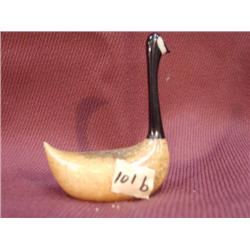 CHOICE ON 4: Whale bone goose by Aningayou, 3.75" tall (2)