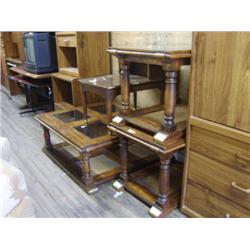 Set of two end tables and coffee table (256)