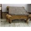 Image 1 : Outrageous marble top four elephant coffee table (254)