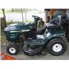Image 1 : Craftsman riding lawnmower 19.5 Briggs and Stratton engine, turbo twin, like new condition - no hour
