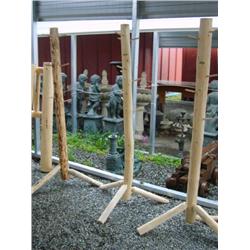 CHOICE ON 6:Montana Lodge pole pine hat or coat rack   (248)