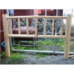 CHOICE ON 3: Montana Lodge pole pine head board - king  (248)