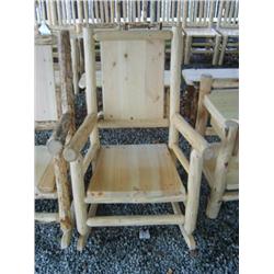 CHOICE ON 2: Montana Lodge pole pine rocker  (248)