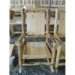 CHOICE ON 2: Montana Lodge pole pine rocker  (248)