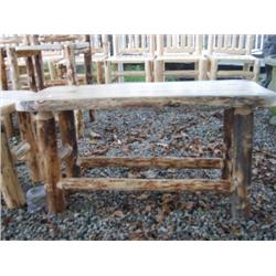 CHOICE ON 3: Montana Lodge pole pine mudroom benches  (248)