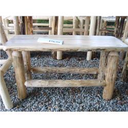 CHOICE ON 3: Montana Lodge pole pine mudroom benches  (248)