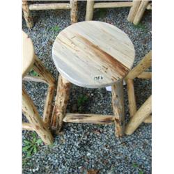 CHOICE ON 4: Montana Lodge pole pine short barstools  (248)