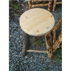 CHOICE ON 4: Montana Lodge pole pine short barstools  (248)