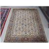 Image 1 : 6x4 brown, white, and blue beautiful hand knotted oriental carpet (258)