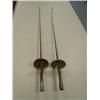 Image 12 : Lot of fencing swords and horned handled knife, axe and spear, Spanish pike (259)