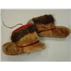 Image 3 : Lot of 3 pairs of mukluks with beaver trim and moose hide mittens (255)