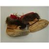 Image 4 : Lot of 3 pairs of mukluks with beaver trim and moose hide mittens (255)