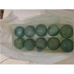 Choice on 10 glass floats (2)