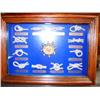 Image 5 : Lot of 3 shelves of nautical ships in a bottle & shadow boxes (8888)