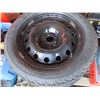 Image 1 : almost new Firestone winter force 215-55-R17 M+S on 5 bolt rims 2 tires and rims