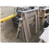 Image 1 : 3 wooden saw horses